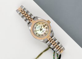 Rolex Lady-Datejust 79173 (2002) - Pearl dial 26 mm Gold/Steel case