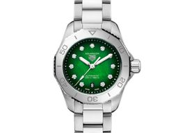 TAG Heuer Aquaracer WBP2415.BA0622 (2024) - Groen wijzerplaat 30mm Staal