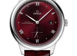 Omega De Ville 434.13.41.20.11.001 (2026) - Rood wijzerplaat 41mm Staal