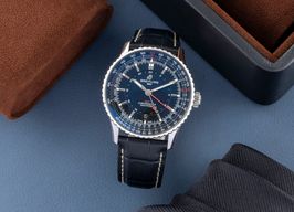 Breitling Navitimer GMT A32310251B1P1 (Onbekend (willekeurig serienummer)) - Zwart wijzerplaat 41mm Staal