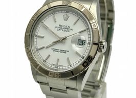 Rolex Datejust Turn-O-Graph 16264 (2007) - Wit wijzerplaat 36mm Staal