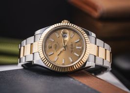 Rolex Datejust 41 126333 (2011) - Champagne dial 41 mm Gold/Steel case