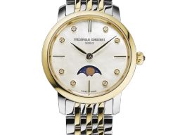 Frederique Constant Slimline Moonphase FC-206MPWD1S3B (2025) - Parelmoer wijzerplaat 30mm Staal