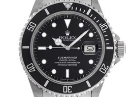 Rolex Submariner Date 16800 (1986) - Black dial 40 mm Steel case