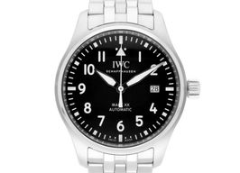 IWC Pilot Mark IW328202 (2025) - Zwart wijzerplaat 40mm Staal