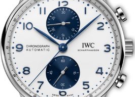 IWC Portuguese Chronograph IW371620 (2025) - Wit wijzerplaat 41mm Staal