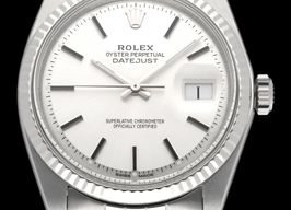 Rolex Datejust 1601 (1968) - Zilver wijzerplaat 36mm Staal