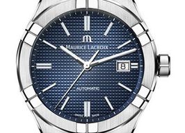 Maurice Lacroix Aikon AI6008-SS001-430-1 (2024) - Blauw wijzerplaat 42mm Staal