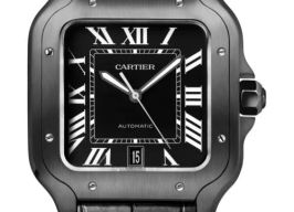 Cartier Santos WSSA0039 (2026) - Zwart wijzerplaat 40mm Staal