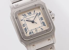 Cartier Santos Galbée 987901 (1990) - Wit wijzerplaat 29mm Staal