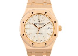 Audemars Piguet Royal Oak Selfwinding 15400OR.OO.1220OR.02 (2019) - Zilver wijzerplaat 41mm Roségoud