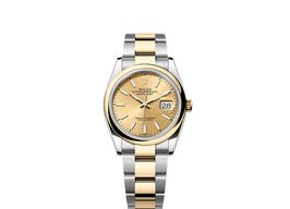 Rolex Datejust 36 126203 (2025) - Champagne dial 36 mm Gold/Steel case