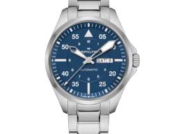 Hamilton Khaki Aviation H64635140 (2026) - Blauw wijzerplaat 42mm Staal