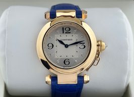Cartier Pasha WJ11913G (Unknown (random serial)) - Silver dial 32 mm Rose Gold case