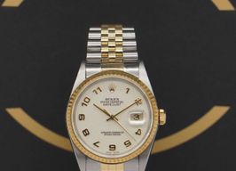 Rolex Datejust 36 16233 (2003) - White dial 36 mm Gold/Steel case