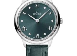 Omega De Ville 434.13.28.60.60.001 (2026) - Turquoise wijzerplaat 28mm Staal