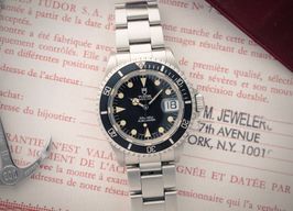 Tudor Submariner 79090 (1992) - Zwart wijzerplaat 40mm Staal