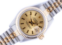 Rolex Lady-Datejust 69173 (1990) - Champagne dial 26 mm Gold/Steel case