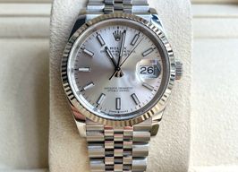 Rolex Datejust 36 126234 (2019) - Zilver wijzerplaat 36mm Staal