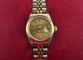 Rolex Lady-Datejust 69713 (1997) - Gold dial 26 mm Gold/Steel case