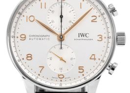 IWC Portuguese Chronograph IW371604 (2024) - Silver dial 41 mm Steel case