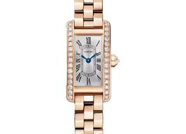 Cartier Tank Américaine WJTA0057 (2026) - Zilver wijzerplaat 15mm Roségoud