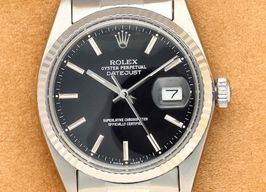 Rolex Datejust 36 16014 (1981) - Zwart wijzerplaat 36mm Staal