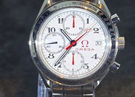 Omega Speedmaster Date 3513.20.00 (Onbekend (willekeurig serienummer)) - Zwart wijzerplaat 39mm Staal