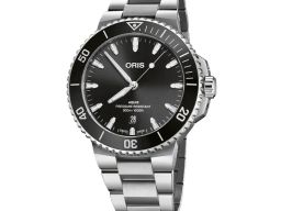 Oris Aquis Date 01 733 7789 4154-07 8 23 04PEB (2024) - Black dial 44 mm Steel case