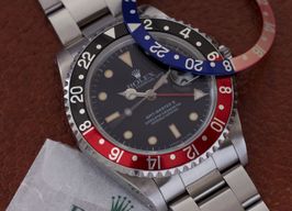 Rolex GMT-Master II 16710 (1990) - Zwart wijzerplaat 40mm Staal