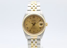 Tudor Prince Date 74033 (1991) - Champagne dial 34 mm Gold/Steel case