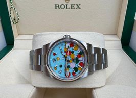 Rolex Oyster Perpetual 36 126000 (2024) - Blauw wijzerplaat 36mm Staal