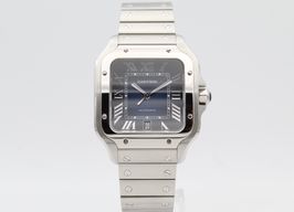 Cartier Santos WSSA0030 (2021) - Blauw wijzerplaat 40mm Staal