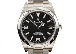 Rolex Explorer 214270 (2017) - Black dial 39 mm Steel case