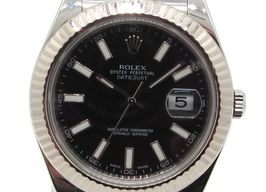Rolex Datejust II 116334 (2009) - Black dial 41 mm Steel case