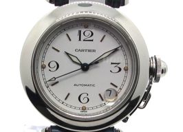 Cartier Pasha C 1031 (Unknown (random serial)) - White dial 35 mm Steel case