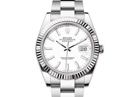 Rolex Datejust 41 126334-0009 (2022) - White dial 41 mm Steel case
