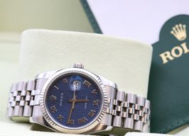 Rolex Datejust 36 116234 (Unknown (random serial)) - Blue dial 36 mm Steel case