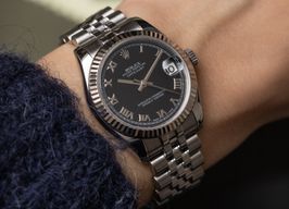 Rolex Datejust 31 178274 (2009) - Black dial 31 mm Steel case