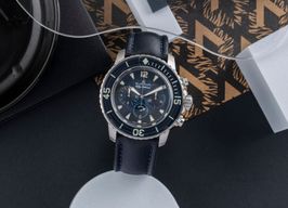 Blancpain Fifty Fathoms 5085FB-1140-52B (Onbekend (willekeurig serienummer)) - Blauw wijzerplaat 46mm Staal