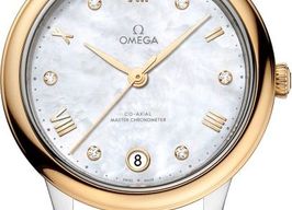Omega De Ville 434.23.34.20.55.002 (2024) - White dial 34 mm Gold/Steel case