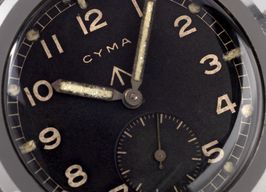Cyma Vintage Unknown (1940) - Black dial 38 mm Unknown case