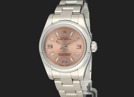 Rolex Oyster Perpetual 26 176200 (2012) - Roze wijzerplaat 26mm Staal