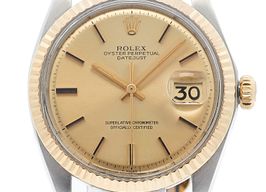 Rolex Datejust 36 16013 (1972) - Gold dial 36 mm Gold/Steel case