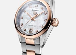 TAG Heuer Carrera Lady WBN2450.BD0569 (2025) - White dial 29 mm Gold/Steel case