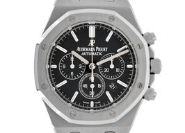 Audemars Piguet Royal Oak Chronograph 26320ST.OO.1220ST.01 (2016) - Zwart wijzerplaat 41mm Staal