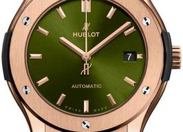 Hublot Classic Fusion 511.OX.8980.RX (2026) - Green dial 45 mm Rose Gold case
