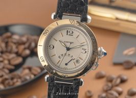 Cartier Pasha W31012H3 (1995) - 38mm Goud/Staal
