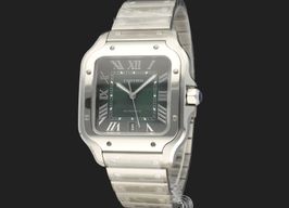 Cartier Santos WSSA0062 (2025) - Green dial 40 mm Steel case