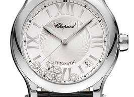 Chopard Happy Sport 278559-3001 (2026) - Zilver wijzerplaat 36mm Staal